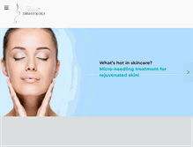 Tablet Screenshot of garrottdermatology.com